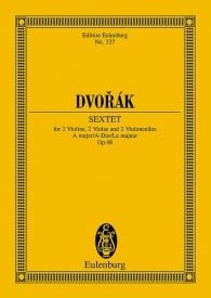 Dvorak: String Sextet A major Opus 48 B 80 (Study Score) published by Eulenburg